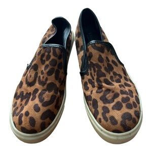 Mossimo‎ Shoes Women size 7.5 Shoes Loafers Animal Print comfort slip on casual